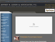 Tablet Screenshot of lessinlaw.com